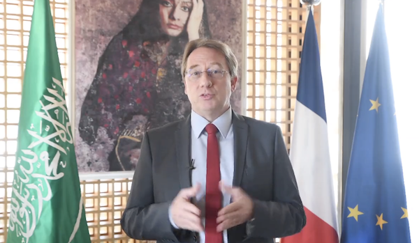 M. Ludovic Pouille lors de son allocution (capture d'écran)