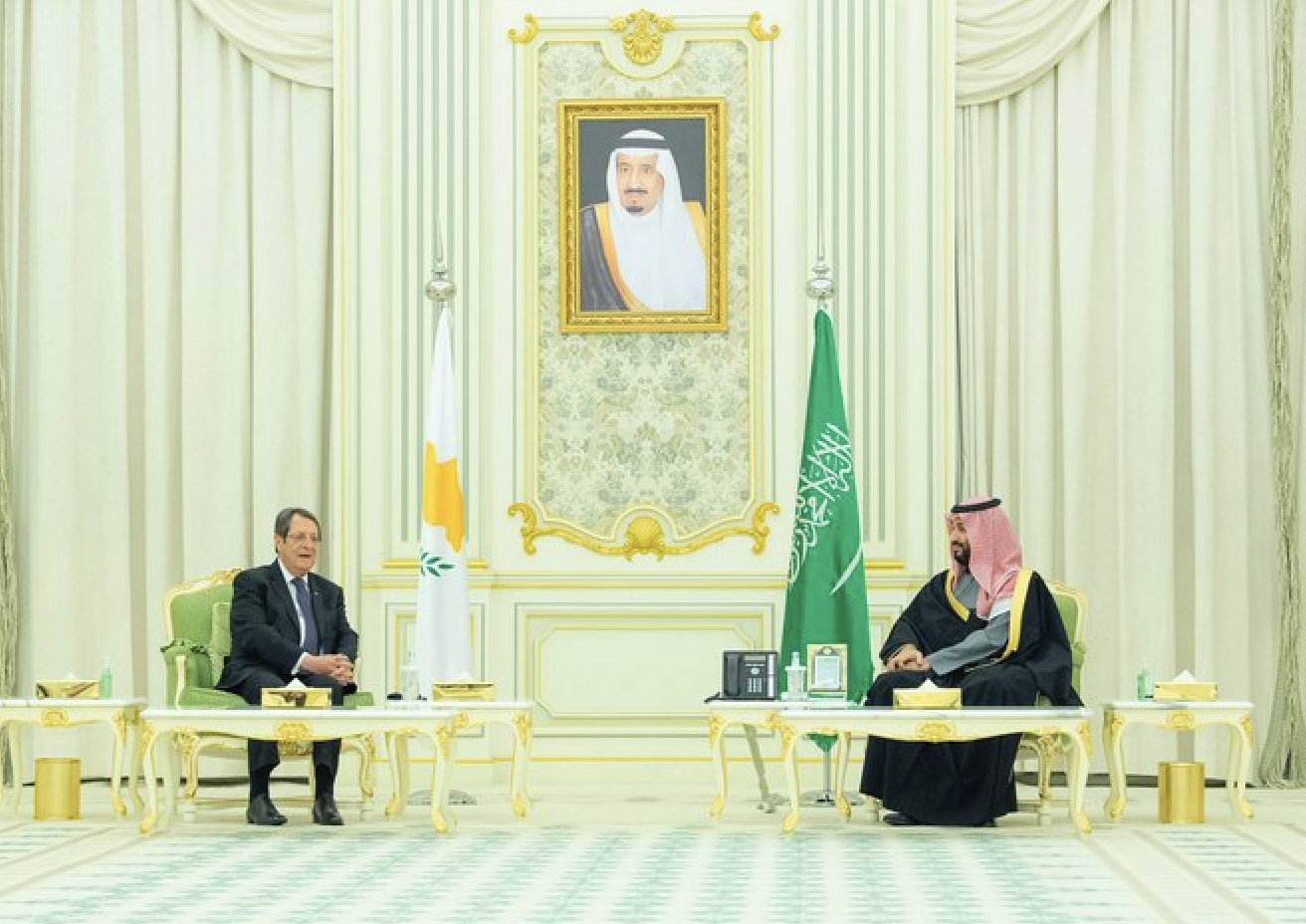 Mohammed ben Salmane et le président chypriote s'entretiennent à Riyad