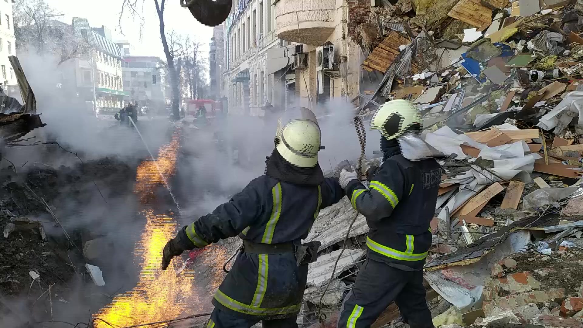 Ukraine: neuf morts dans une frappe contre une tour de télévision dans l'ouest
