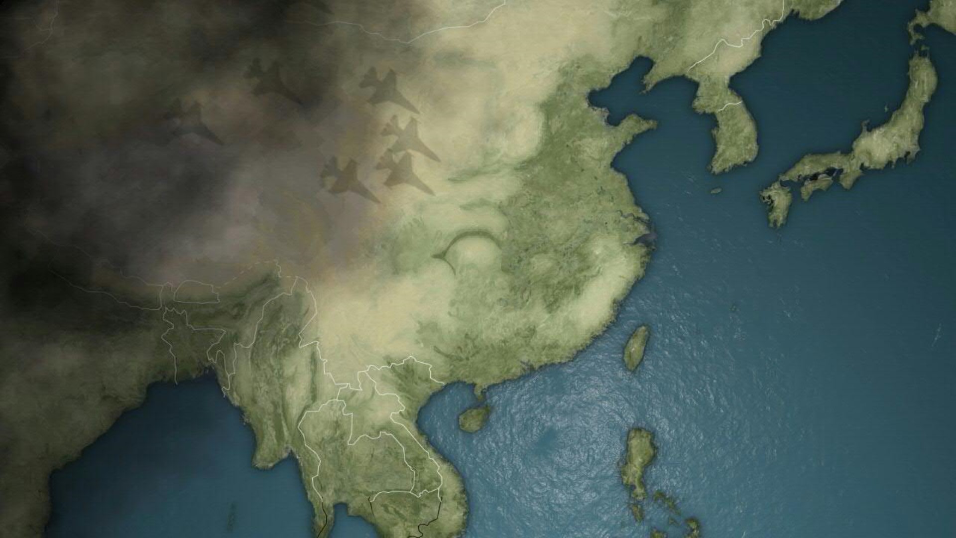 Des navires de guerre chinois et américain dans le détroit de Taïwan