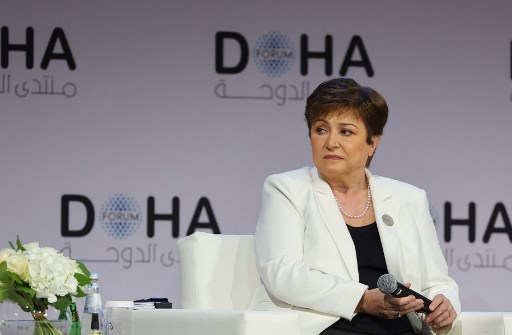 La guerre en Ukraine et l'inflation compromettent la reprise mondiale, alerte la patronne du FMI