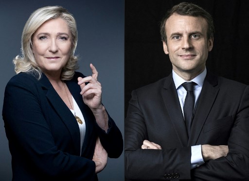 Présidentielle: Macron parle écologie, grand meeting pour Le Pen