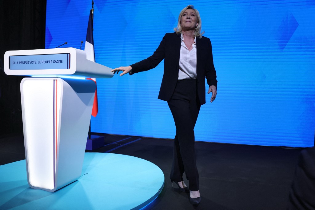 Marine Le Pen appelle à «l'alternance»