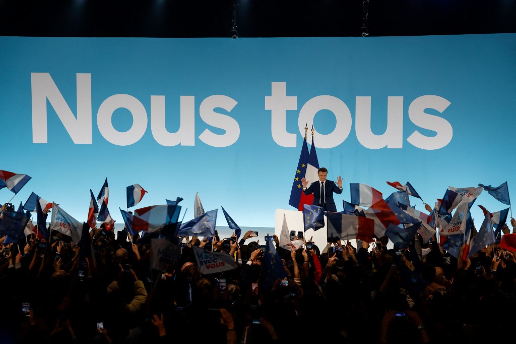 Soirée électorale au QG d'Emmanuel Macron: entre soulagement et détermination