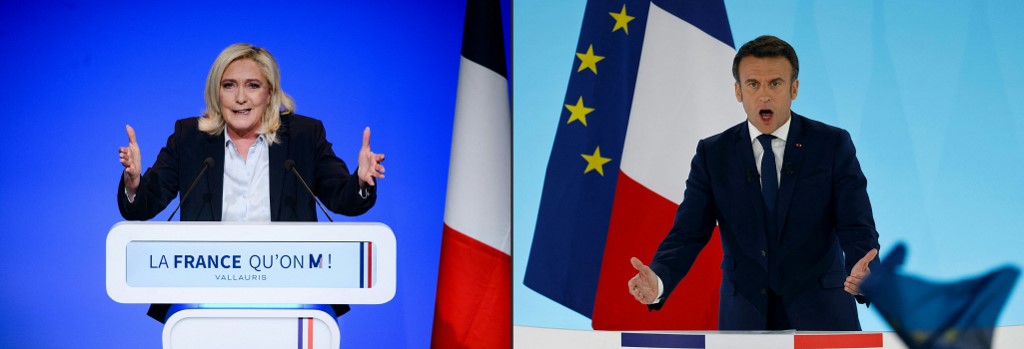 Présidentielle: Macron et Le Pen s'affrontent par médias interposés