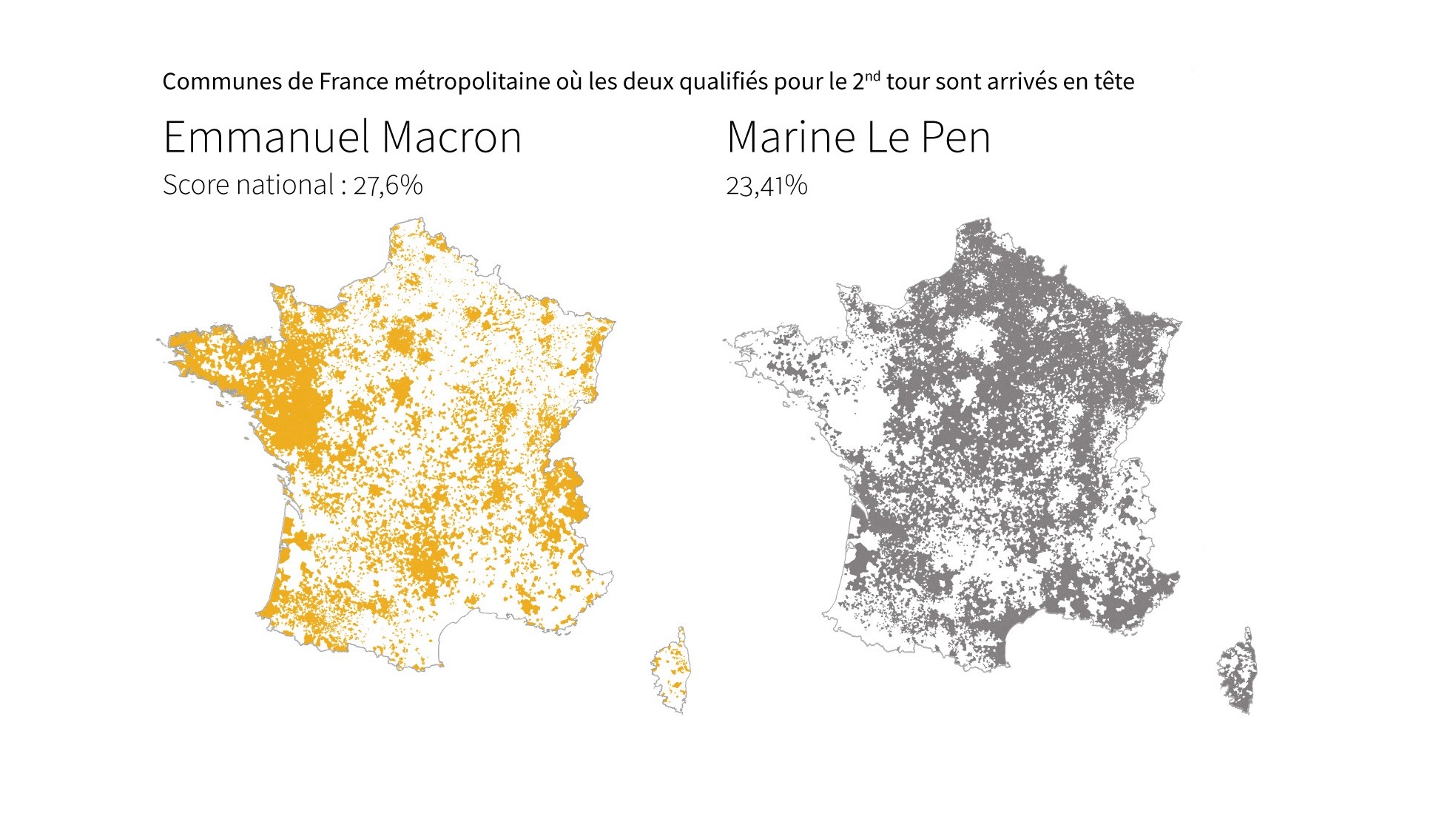 Le Pen - Macron, deux France face à face ?