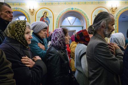 Brioches et bombardements: triste Pâques orthodoxe pour les Ukrainiens