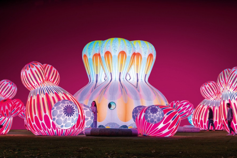Les œuvres de 15 artistes en exposition pendant 5 mois pour une expérience gonflable unique!