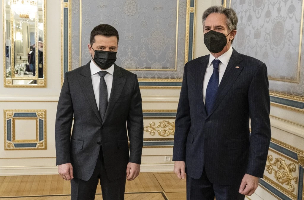 Réunion entre Zelensky, Blinken et le ministre de la Défense américain à Kiev