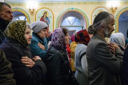 Brioches et bombardements: triste Pâques orthodoxe pour les Ukrainiens