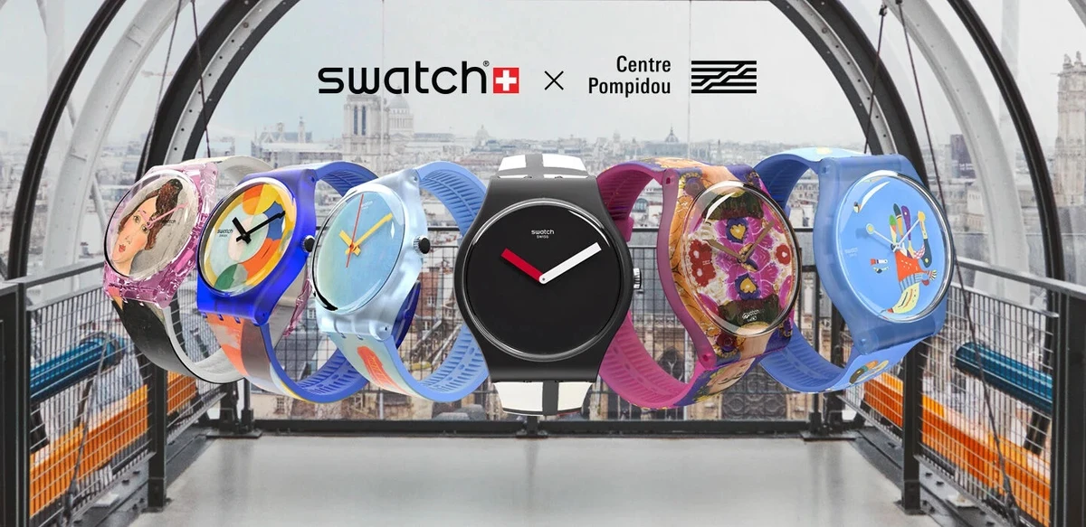 Une collaboration Swatch X Centre Pompidou invite l'art à se mêler au temps