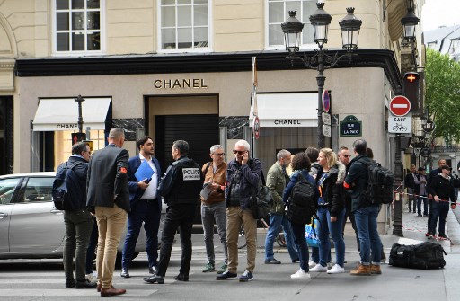 Braquage d'une boutique Chanel, près de la place Vendôme à Paris