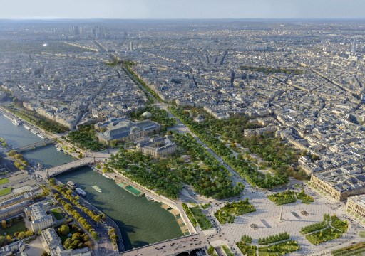 A Paris, les Champs-Elysées vont être verdis et rafraîchis