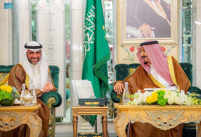 Le roi Salmane reçoit le président du parlement koweïtien à l’occasion de l'Aïd Al-Fitr