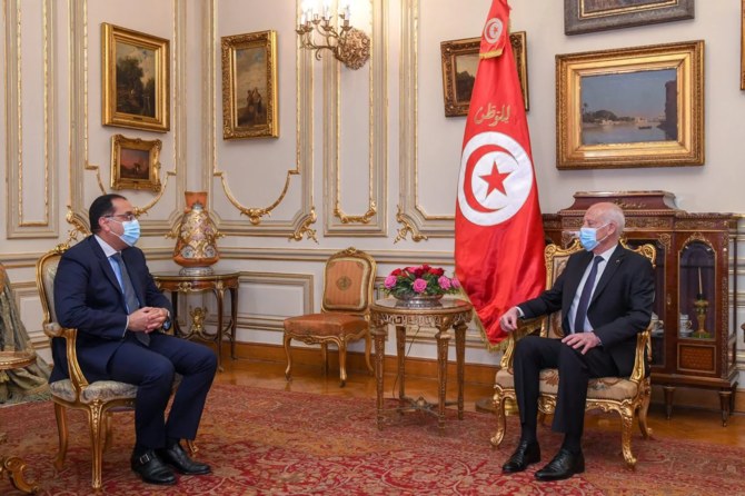 Le président tunisien reçoit le Premier ministre égyptien