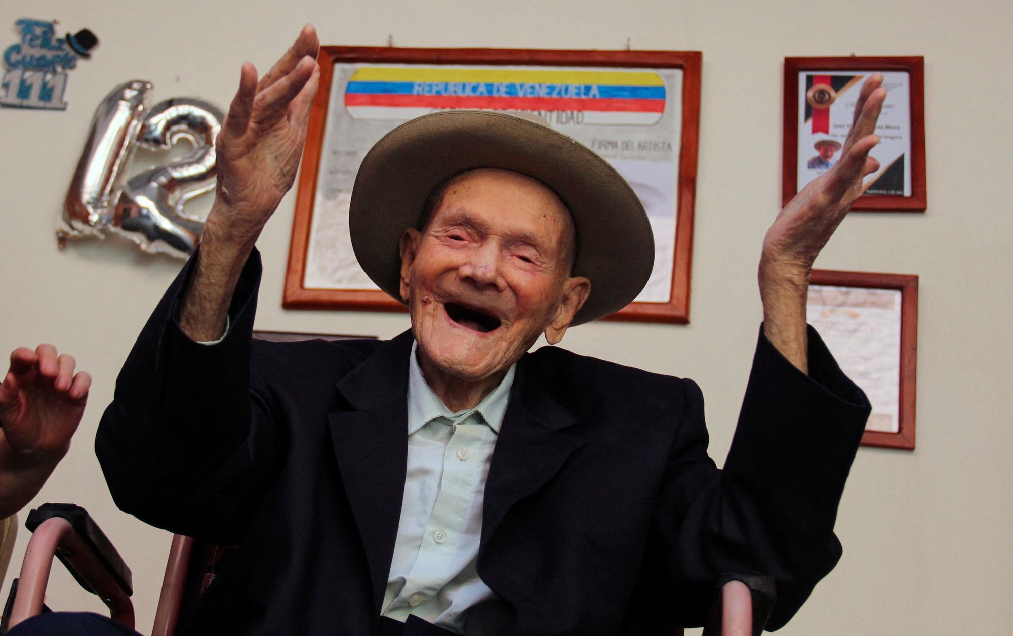 A 112 ans, un Vénézuélien devient l'homme le plus vieux du monde