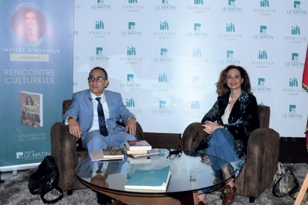 Invitée au Book Club Le Matin Dima Droubi raconte sa passion pour les histoires de femmes (Photo, Le Matin).