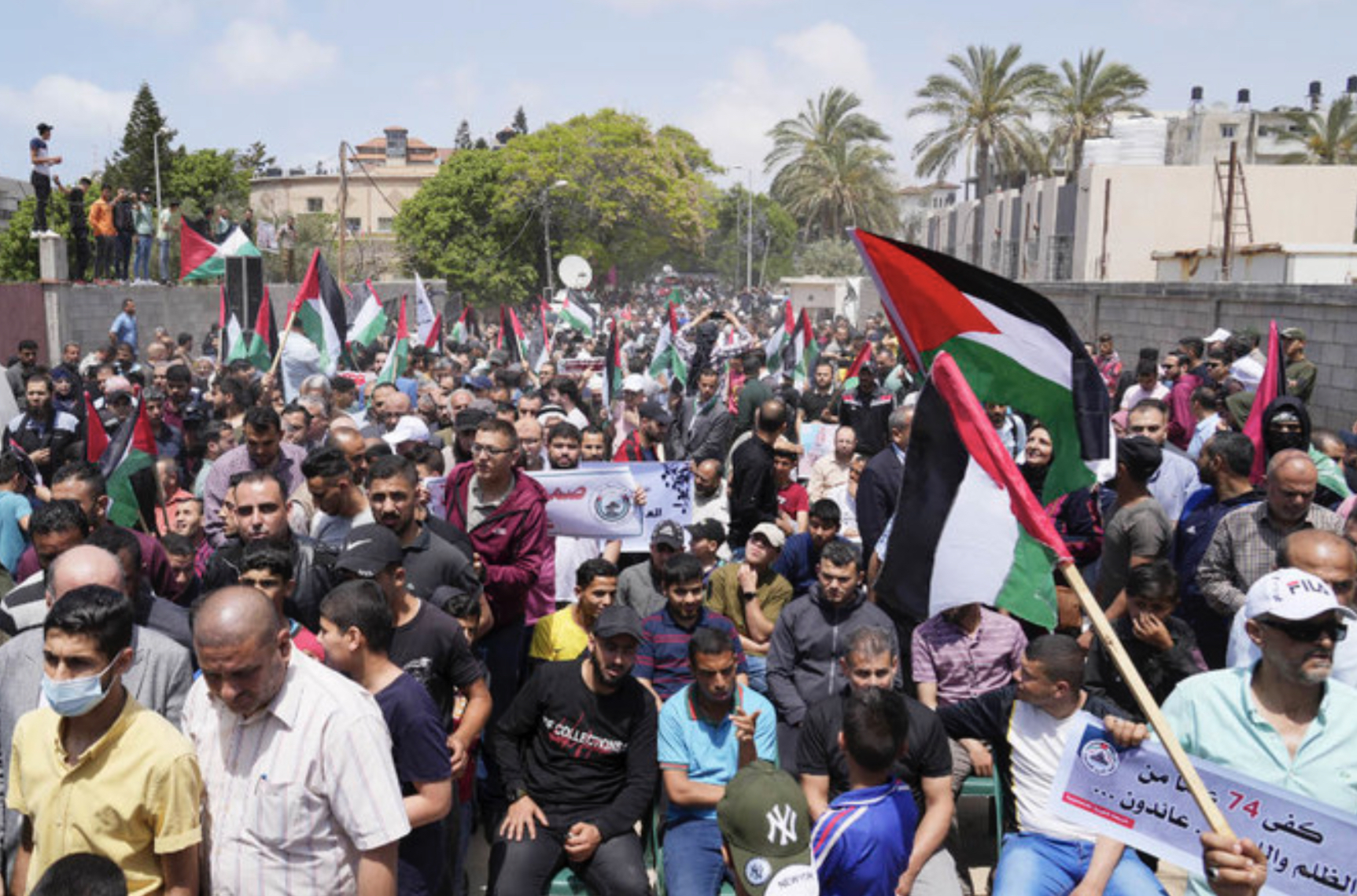 Les Palestiniens marquent la «Nakba» dans un contexte tendu avec les forces israéliennes