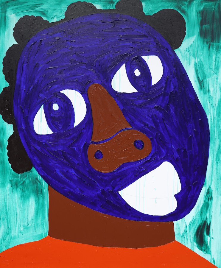 Isshaq Ismail, Sentiments 17, 2021, Acrylique sur toile, 152 x 127 cm. (Photo fournie)
