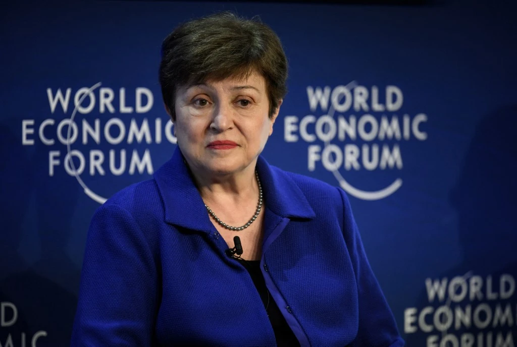 «L'horizon s'est obscurci» sur l'économie, constate à Davos la patronne du FMI