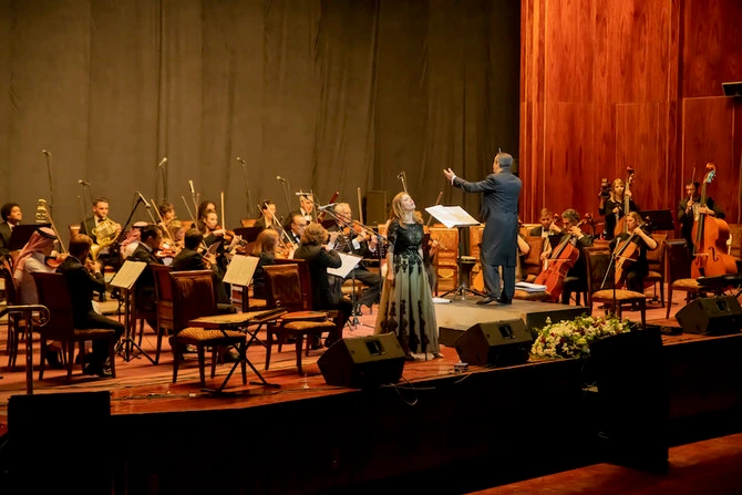 L'orchestre philharmonique international de Paris, en collaboration avec l'orchestre national saoudien, a ébloui Riyad avec un concert d'opéra magique intitulé Voices of Peace («Des voix pour la paix») ( Photo, fournie)