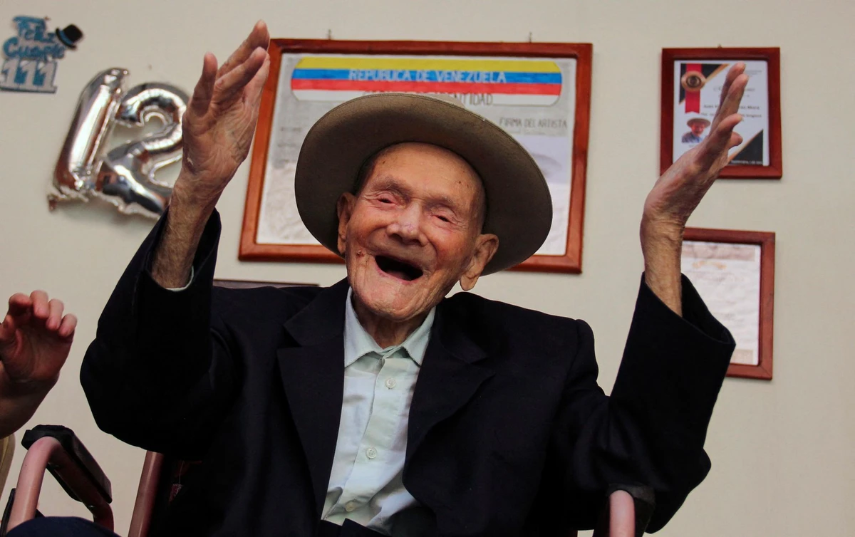 A 112 ans, un Vénézuélien devient l'homme le plus vieux du monde