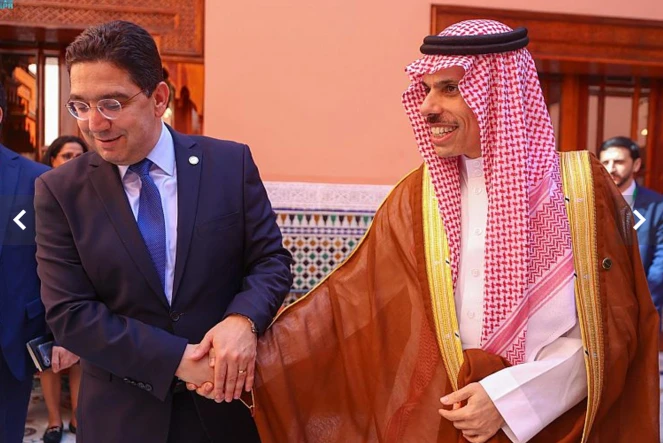 Le ministre des Affaires étrangères saoudien s'entretient avec ses homologues en marge d'une réunion sur la lutte contre Daech (Photo, Arab News).