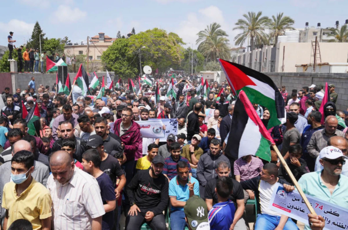Les Palestiniens marquent la «Nakba» dans un contexte tendu avec les forces israéliennes
