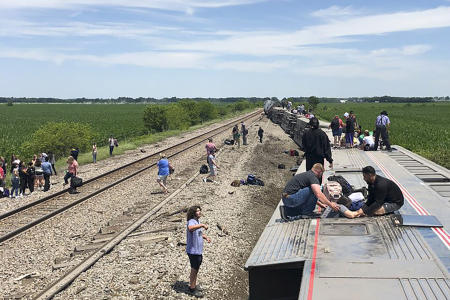 Trois morts dans le déraillement d'un train aux Etats-Unis