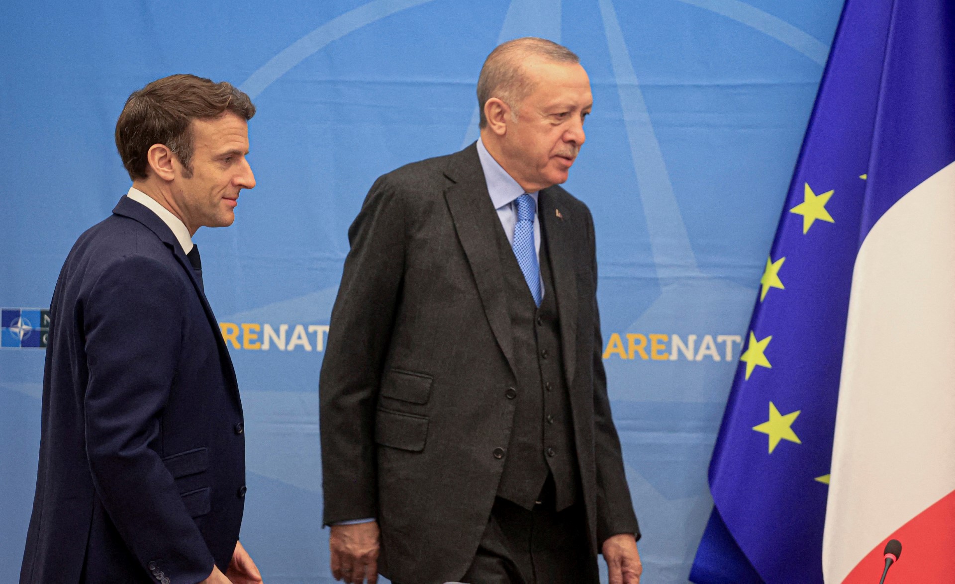 Macron va parler «franchement» à Erdogan au sommet de l'Otan