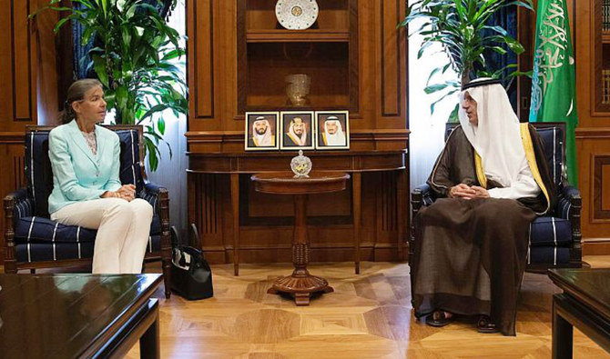 Le ministre d'État saoudien aux Affaires étrangères reçoit l'ambassadrice de Belgique