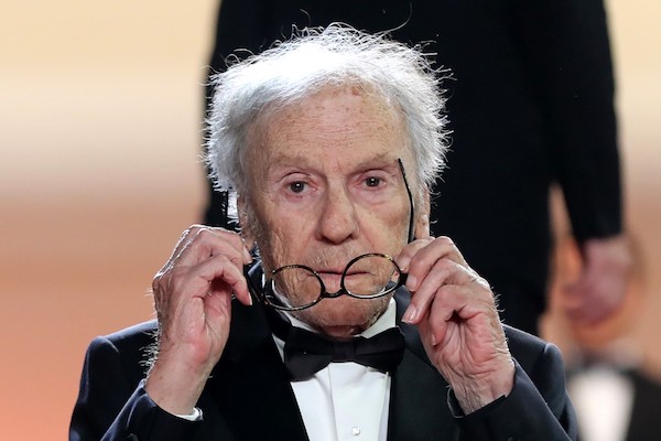 Jean-Louis Trintignant au 70e Festival de Cannes, en mai 2017 (AFP)