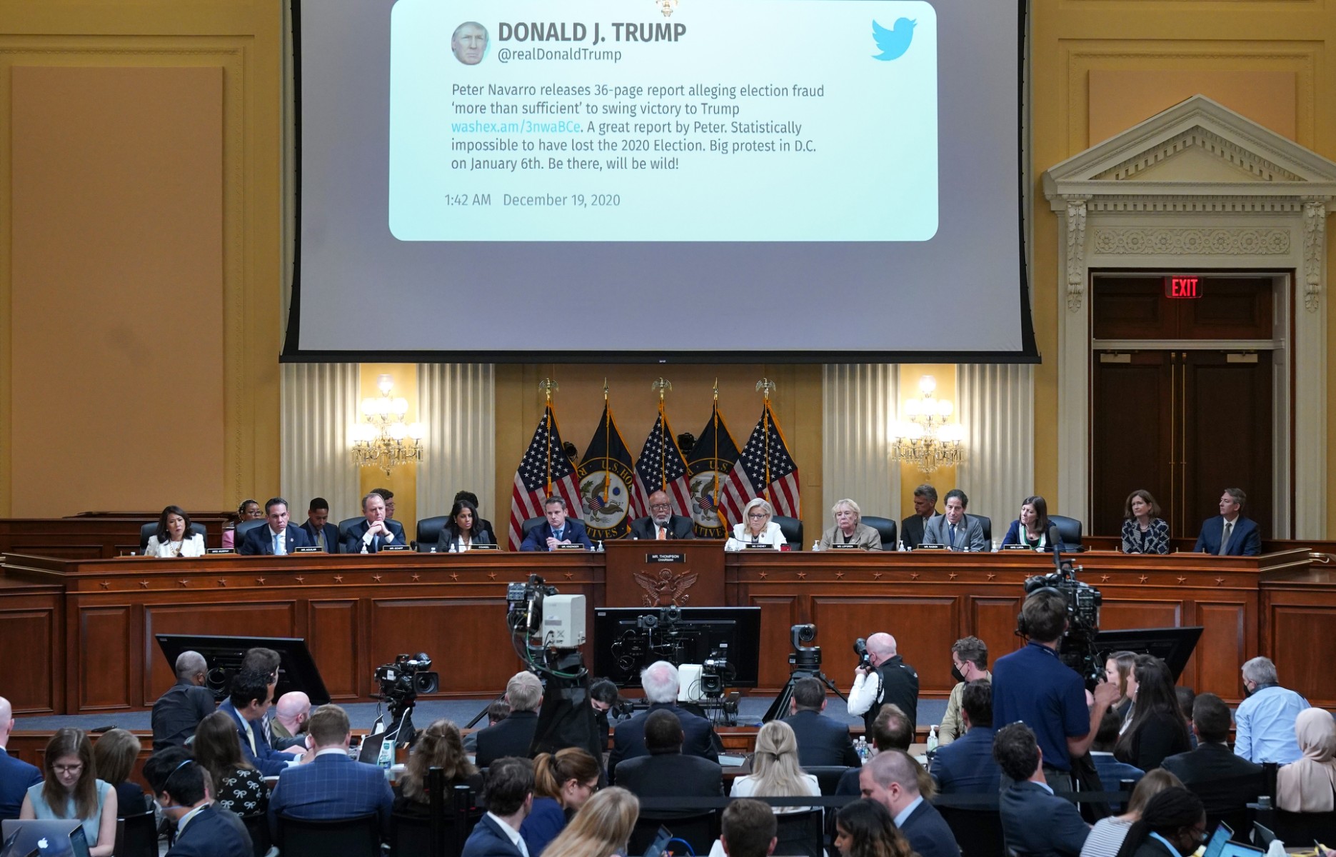 Assaut du Capitole: La commission dénonce une manipulation «éhontée» de Trump