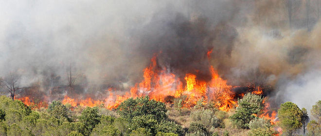 Incendie dans les Pyrénées-Orientales: le ministre de l'Intérieur attendu sur place