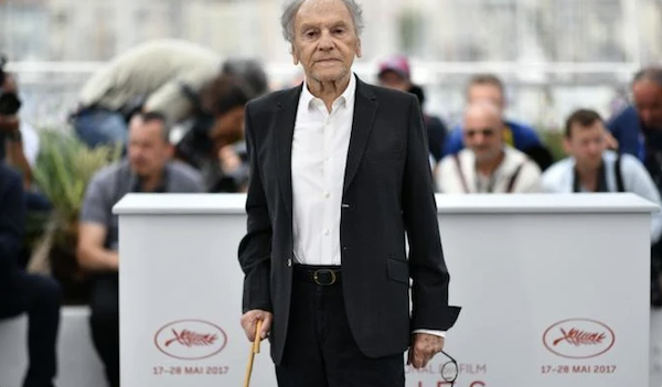 Jean-Louis Trintignant, l'un des derniers monstres sacrés du cinéma français, au Festival de Cannes en mai 2017 (AFP)
