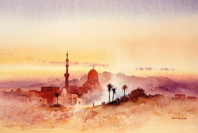 L'artiste britannique David Bellamy publie un livre sur les paysages du Moyen-Orient