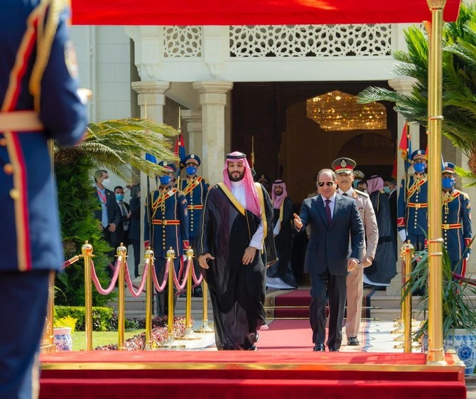Mohammed ben Salmane «un invité cher dans sa deuxième patrie» déclare Al-Sissi