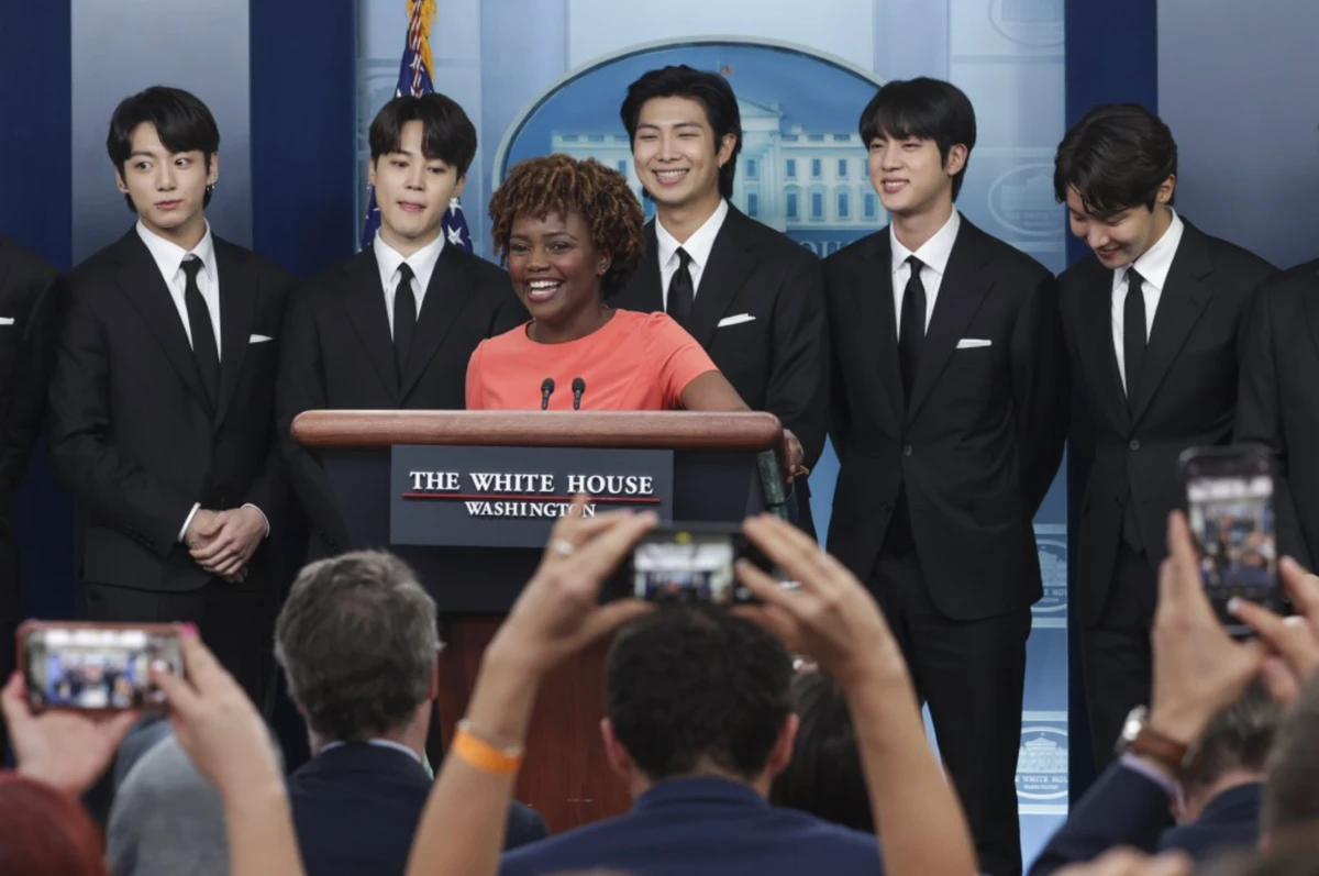 Le groupe BTS bouscule la routine de la Maison Blanche et dénonce le racisme