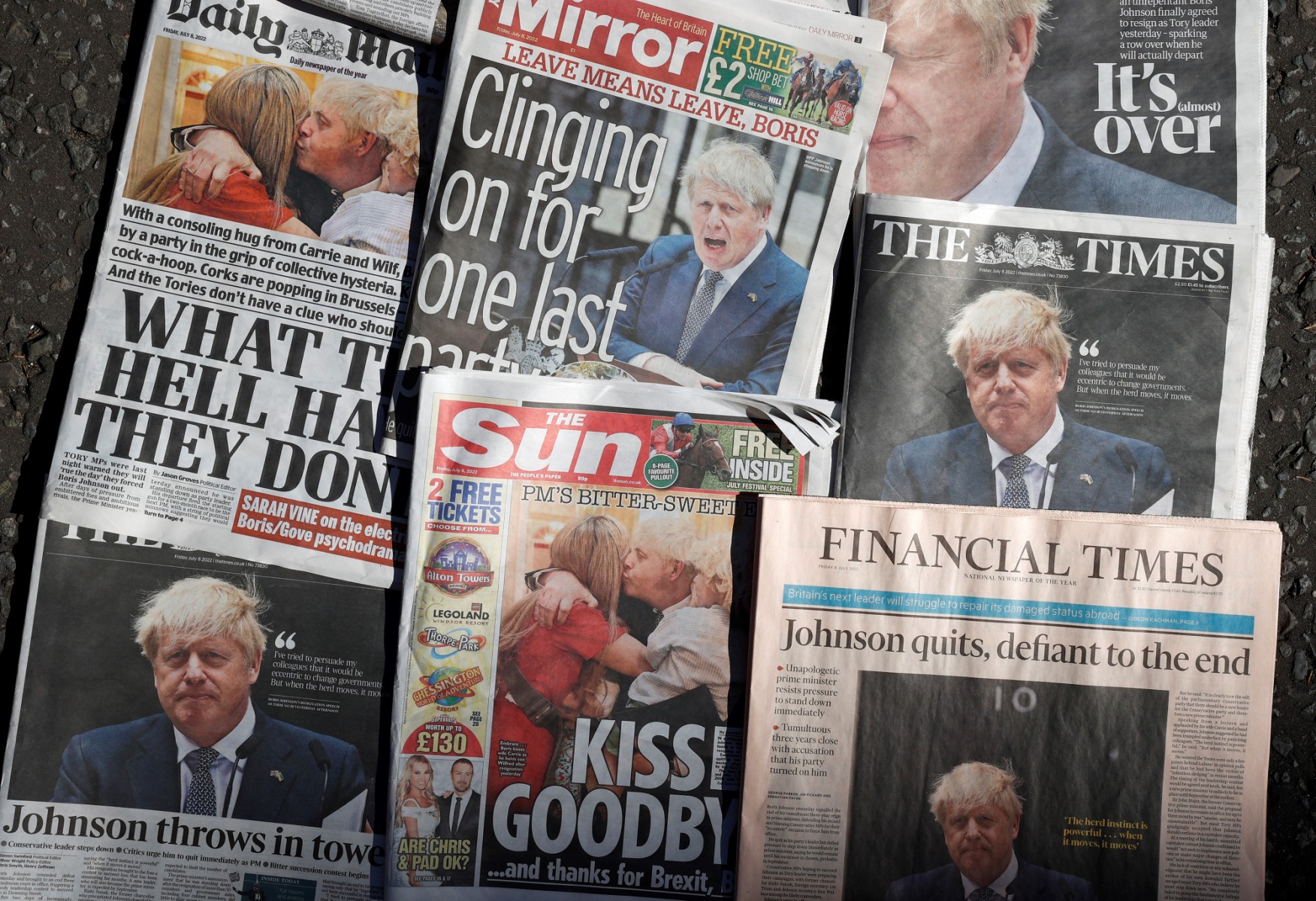 Neuf candidats en campagne pour succéder à Boris Johnson