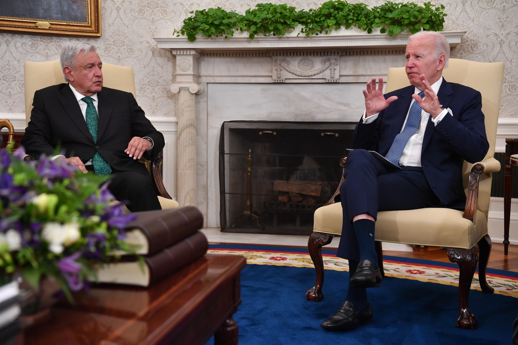 Joe Biden et son homologue mexicain posent en «alliés» malgré leurs différends