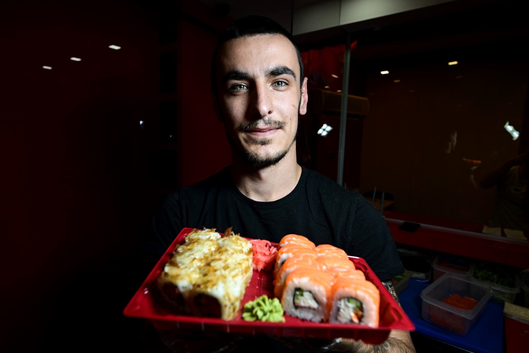 Dans un sushi bar de Kramatorsk, le business continue malgré tout
