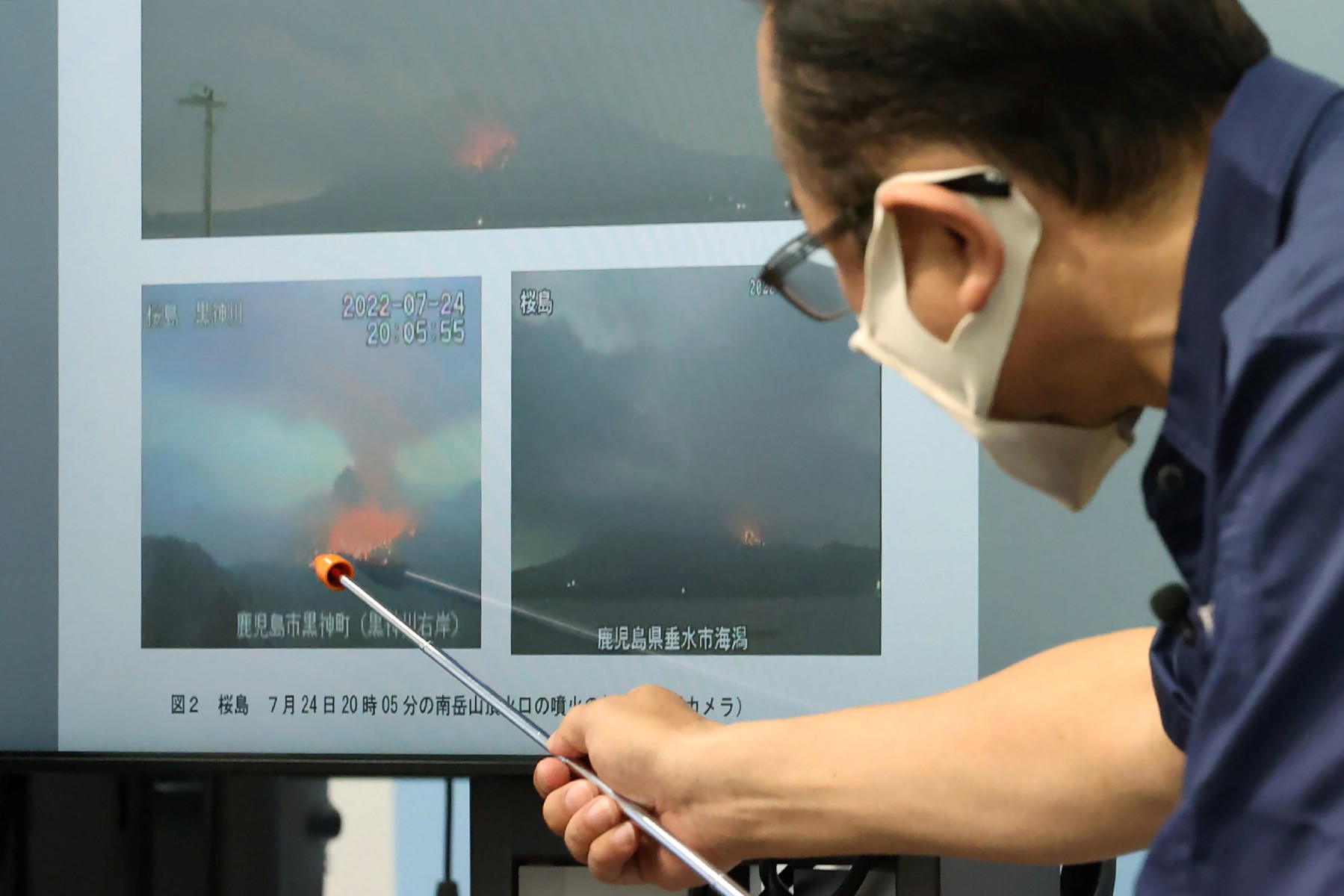 Japon: Ordre d'évacuer des zones peu peuplées après l'éruption du volcan Sakurajima