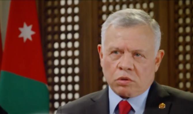 Le roi Abdallah II de Jordanie. (Capture d’écran, CNBC)