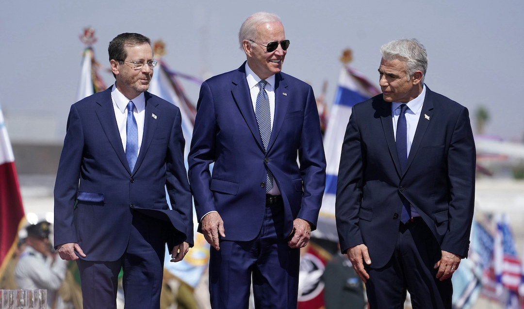 Biden arrive en Israël pour une visite au Moyen-Orient