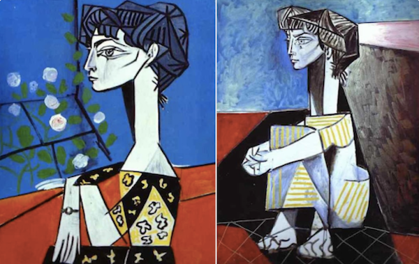 Portraits de Jacqueline Roque par Pablo Picasso (photo, pablo-ruiz-picasso.net)