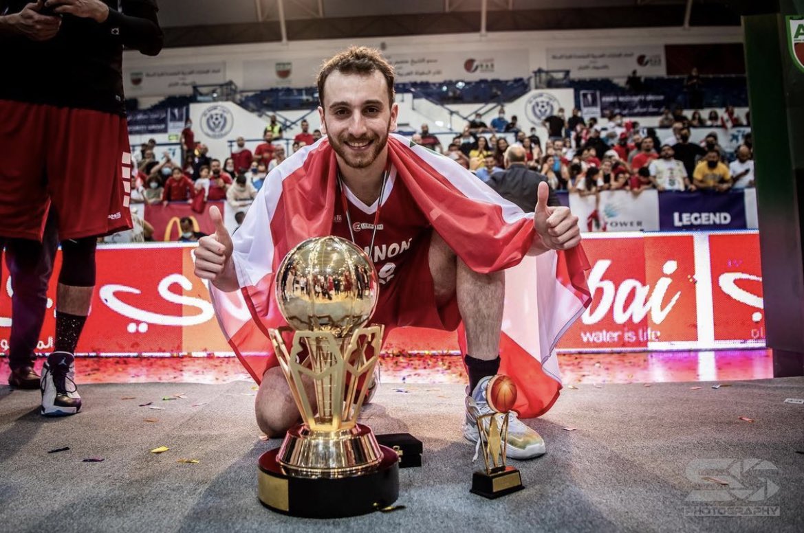 Pour la première fois un joueur arabe, le libanais Waël Arakji a été classé « meilleur joueur » dans le cadre de cette coupe (Photo, Twitter).