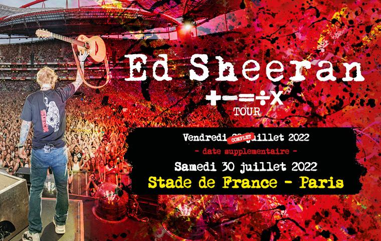 Ed Sheeran en Concert au Stade de France