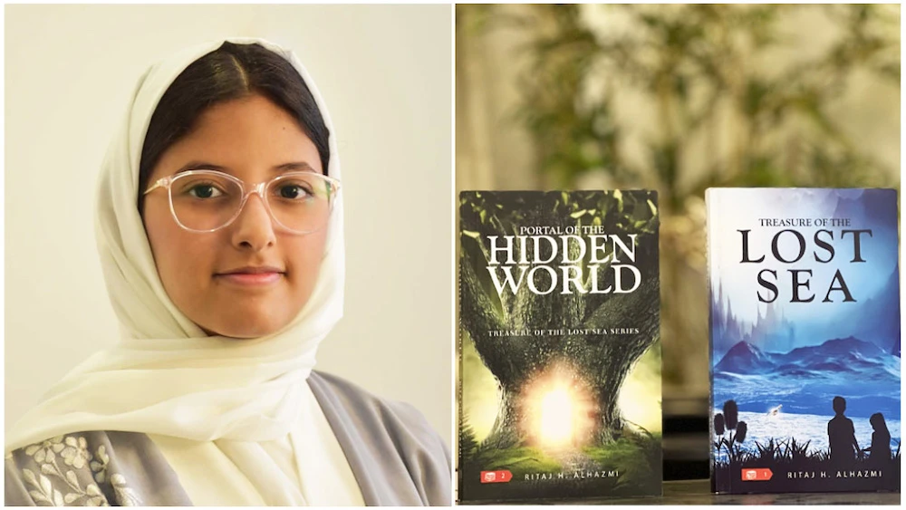 À 14 ans, la Saoudienne Ritaj al-Hazmi est la plus jeune écrivaine d'une série de romans
