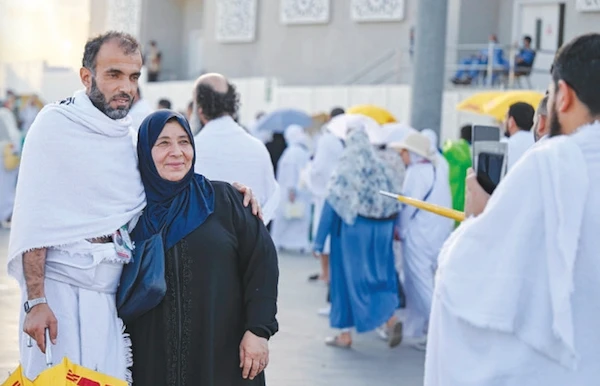 Près d'un million de pèlerins ont célébré l’Aïd samedi et continueront d’accomplir les rites du Hajj. (Photo AN/Basheer Saleh)