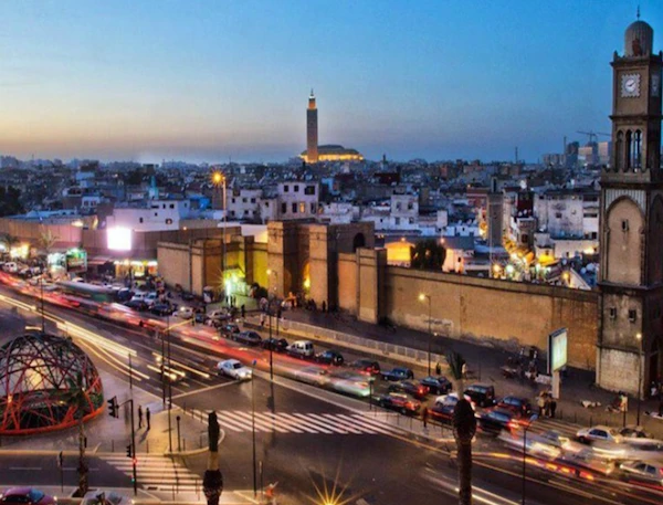 Vue de Casablanca (fournie)